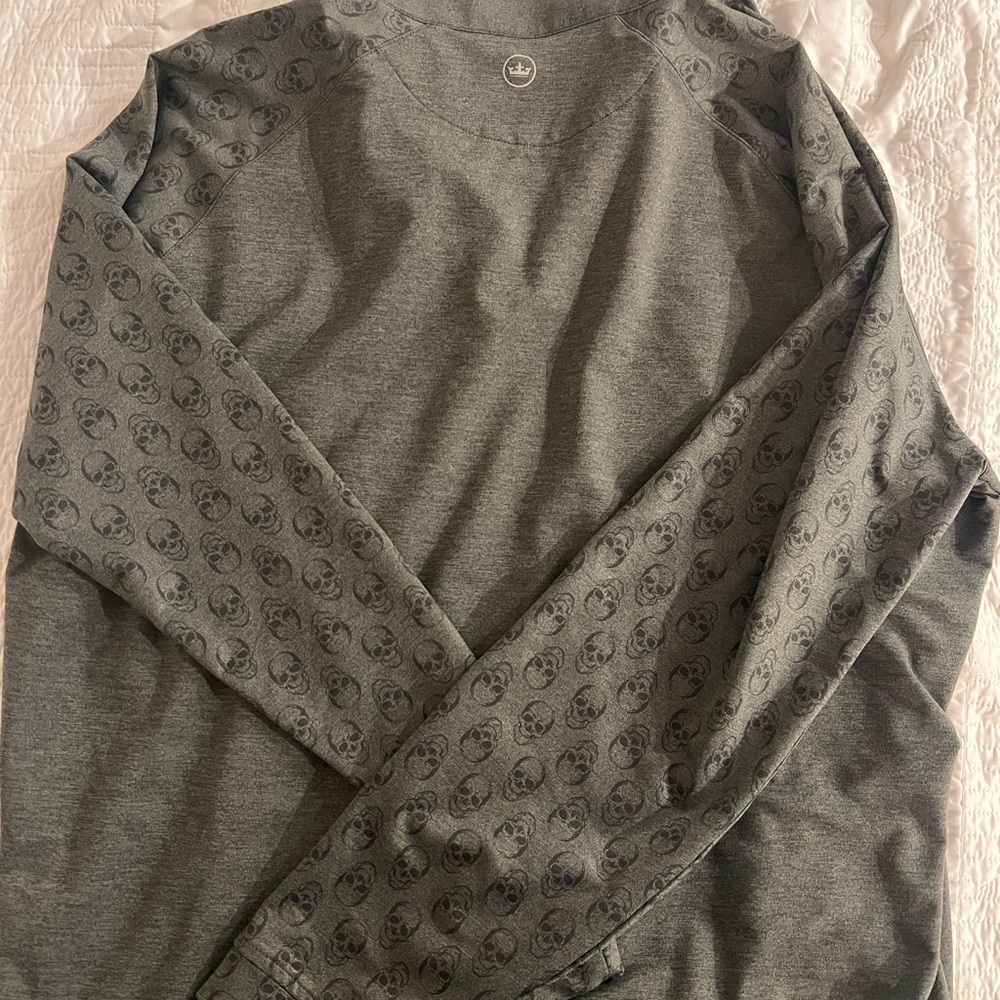 Peter Millar Grey Golf Quarter Zip XL